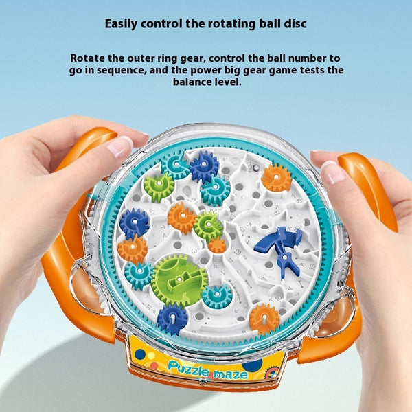 Educational Gear Maze Entrance Intellectual Ball Concentration Training Children's Handheld Toys