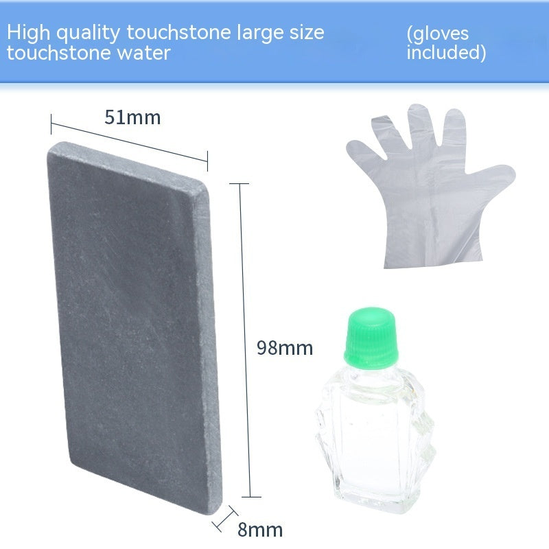 Identify True And False Touchstone Test Gold Water Gold Check Recovery Portable Jewelry Identification Tool